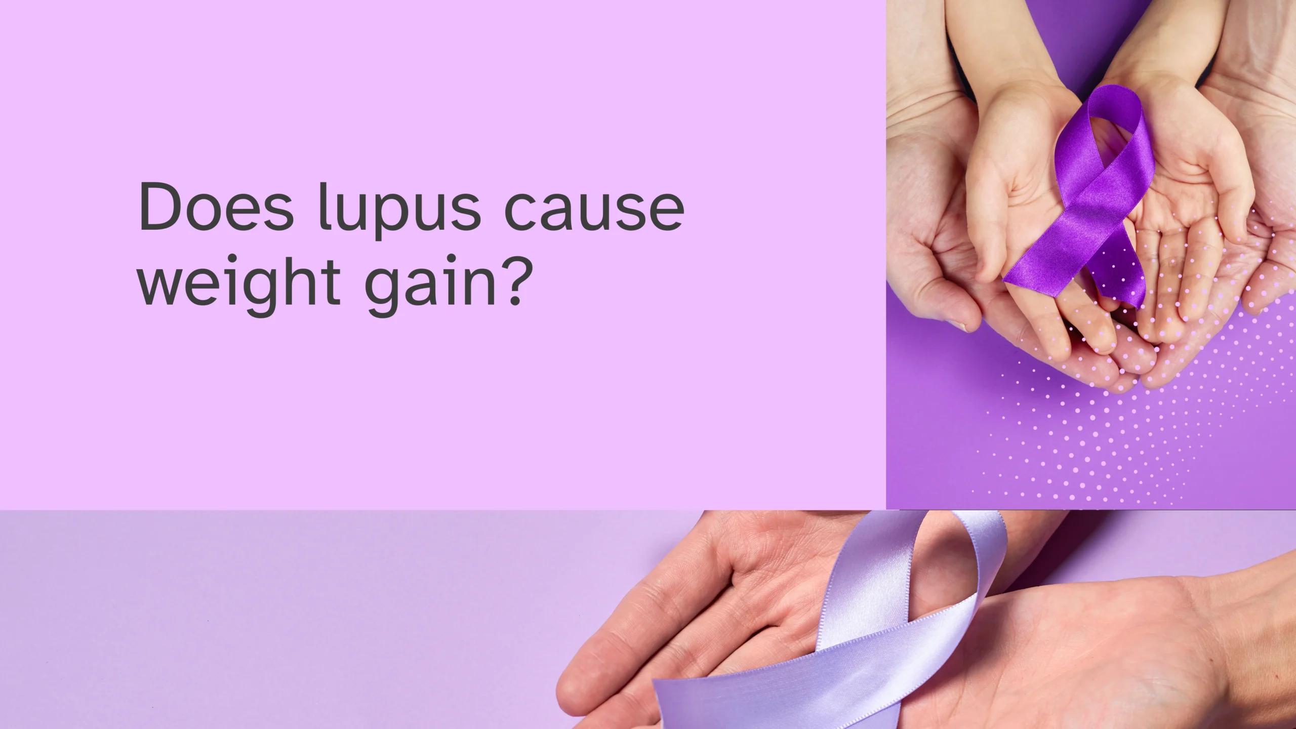 Does lupus cause weight gain